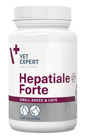VetExpert Hepatiale Forte Small Breed & Cats preparat na wątrobę dla psa i kota op. 40 kap.