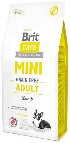 Brit Care DOG MINI Adult Grain-Free Lamb Karma sucha z jagnięciną op. 2x7kg DWU-PAK