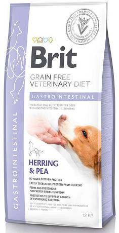 Brit Veterinary Diet DOG Gastrointestinal Herring&Pea Karma sucha ze śledziem i groszkiem op. 12kg