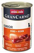 Animonda GranCarno DOG Junior Karma mokra z wołowiną i kurczakiem op. 400g [Data ważności: 20.04.2024]