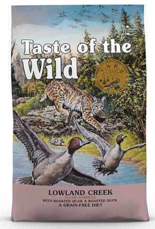 Taste of the Wild CAT Lowland Creek Feline Sucha Karma z kaczką i indykiem op. 6.6kg
