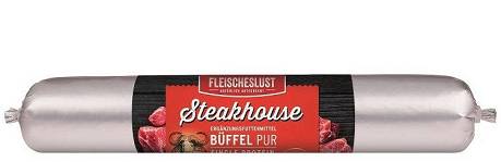 Steakhouse DOG Buffel Pur Karma mokra z bizonem op. 6x600g PAKIET WYPRZEDAŻ