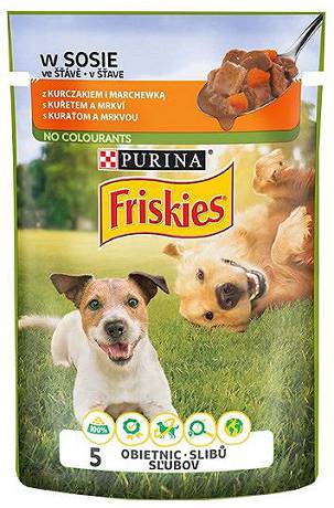 Friskies DOG Adult Karma mokra z kurczakiem (sos) op. 100g