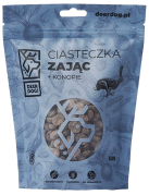 Deer Dog Przysmak Ciasteczka z zającem i konopiami dla psa 300g