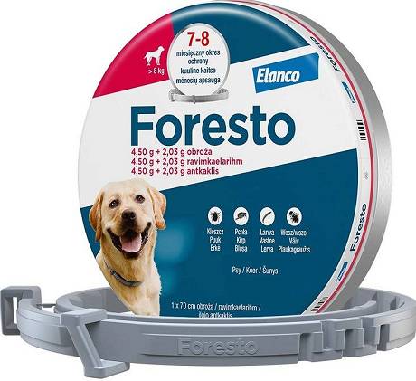 Elanco Foresto Obroża dla psa powyżej 8kg dł. 70cm