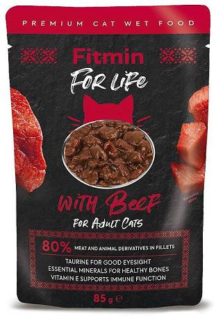 Fitmin CAT Adult with Beef Karma mokra z wołowiną op. 85g