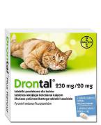 Bayer Drontal Tabletki na robaki dla kota op. 2 szt.