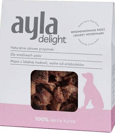 AYLA Delight Przysmak Serca kurze dla psa 28g