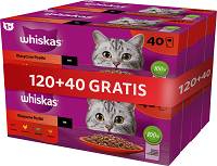 Whiskas CAT Adult Karma mokra klasyczne posiłki (sos) op. 160x85g (3+1 GRATIS)