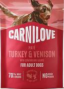 Carnilove DOG Adult Turkey&Venison Mokra Karma z indykiem i dziczyzną 300g