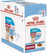 Royal Canin DOG Puppy Medium Karma mokra op. 10x140g PAKIET