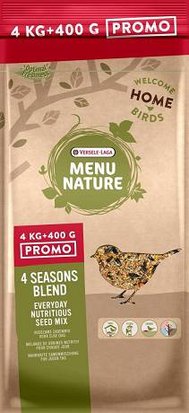 Versele-Laga Menu Nature 4 Seasons Blend Karma uniwersalna dla ptaków wolnożyjących op. 4kg + 400g GRATIS