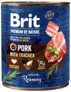 Brit Premium by Nature DOG Pork with Trachea Karma mokra z wieprzowiną op. 800g