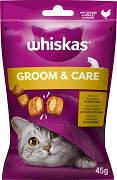 Whiskas Groom&Care Zdrowy Blask Przysmak z kurczakiem dla kota op. 45g