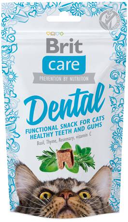 Brit Care Cat Snack Dental Przysmak dla kota op. 50g