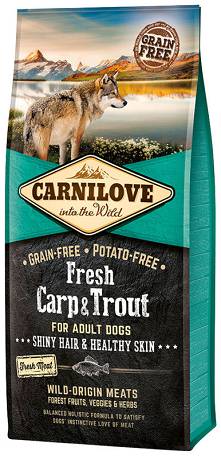 Carnilove DOG Adult Fresh Carp&Trout Karma sucha z karpiem i pstrągiem op. 2x12kg DWU-PAK
