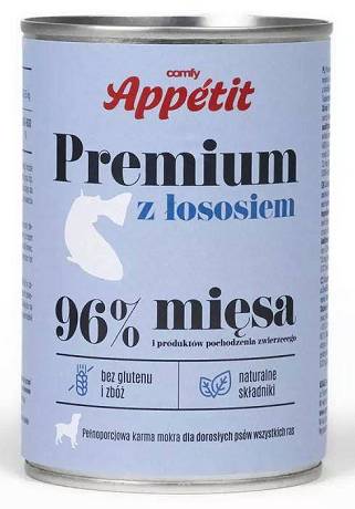 Comfy Appetit Premium Mokra Karma z łososiem dla psa 400g
