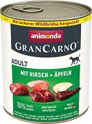 Animonda GranCarno DOG Adult Karma mokra z jeleniem i jabłkiem op. 800g