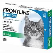 Frontline Spot On na kleszcze i pchły krople dla kota op. 3 pipety