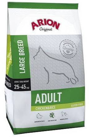 Arion Original DOG Adult Large Chicken&Rice Karma sucha z kurczakiem op. 12kg+1kg GRATIS