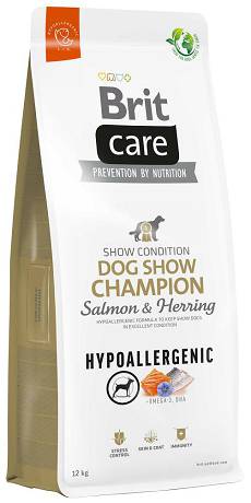 Brit Care DOG Hypoallergenic Show Champion Salmon&Herring Karma sucha z łososiem i śledziem op. 12kg