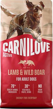 Carnilove Active DOG Adult Lamb&Wild Sucha Karma z jagnięciną i dziczyzną 12kg