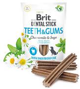 Brit Dental Stick Teeth&Gums Chamomile&Sage Przysmak z miętą, szałwią i rumiankiem dla psa op. 251g