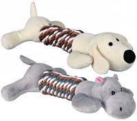 Trixie Zwierzak Zabawka pluszowa z bawełnianym sznurem dla psa rozm. 35cm nr kat. 35894