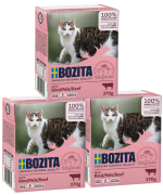Bozita CAT Rind Karma mokra z wołowiną (sos) op. 6x370g PAKIET