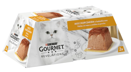 Gourmet CAT Revelations Adult Karma mokra mus z kurczakiem op. 2x57g