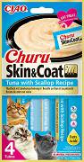 Inaba Churu Skin&Coat Tuna&Scallop Recipe Przysmak z tuńczykiem i przegrzebkiem dla kota op. 4x14g