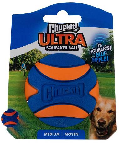 Chuck It Ultra Squeaker Ball Piłka dla psa rozm. M nr kat. 52068