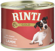 Rinti Gold DOG (mit lamm) Karma mokra z jagnięciną op. 12x185g PAKIET