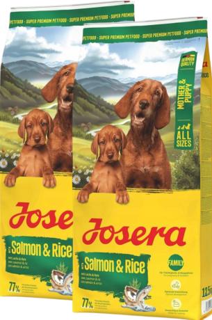 Josera DOG Mother&Puppy Salmon&Rice Karma sucha dla szczeniąt op. 2x12.5kg DWU-PAK
