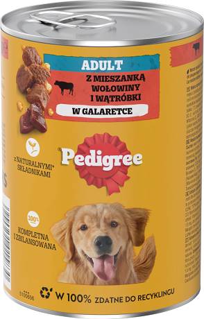 Pedigree DOG Adult Karma mokra z wołowiną (galaretka) op. 400g