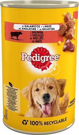 Pedigree DOG Adult Karma mokra z wołowiną (galaretka) op. 400g