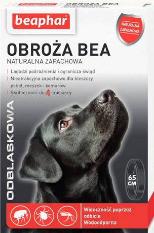 Beaphar Bea Obroża refleksyjna dla psów dł. 65cm 