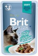 Brit Premium CAT with Beef Fillets for Adult Cats Gravy Karma mokra z wołowiną op. 85g