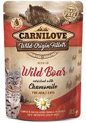 Carnilove CAT Wild Boar&Chamomile Karma mokra z dziczyzną i rumiankiem op. 85g