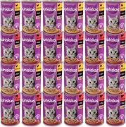 Whiskas CAT Adult Karma mokra w sosie Pakiet Degustacyjny op. 24x400g PAKIET