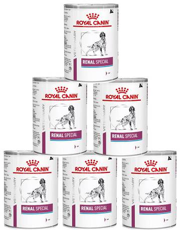 Royal Canin VET DOG Renal Special Karma mokra op. 6x410g PAKIET