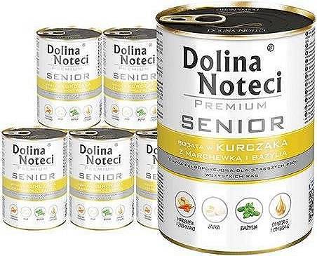 Dolina Noteci Premium DOG Senior Karma mokra z kurczakiem op. 12x400g PAKIET