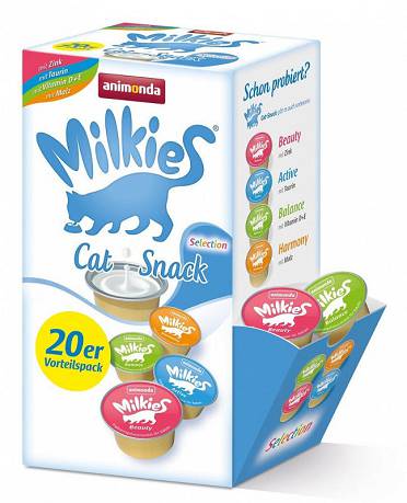 Animonda Milkies Cat Snacks Mix Przysmak dla kota op. 20x15g + 5 GRATIS