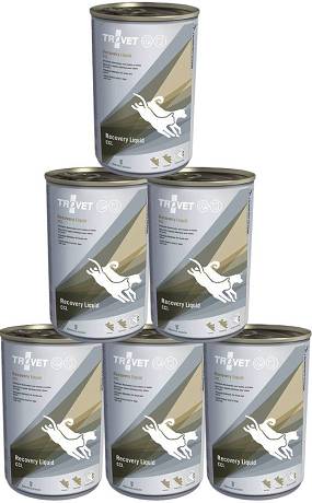 Trovet Recovery Liquid CCL CAT&DOG Karma mokra op. 6x400g PAKIET