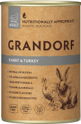 Grandorf Rabbit&Turkey Mokra Karma z królikiem i indykiem dla psa 400g