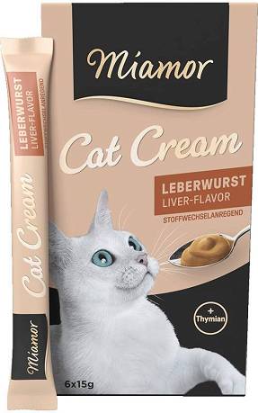 Miamor Cat Cream Leberwurst-Cream Przysmak dla kota op. 90g