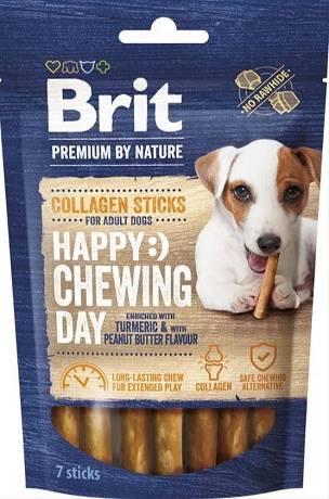 Brit Premium Happy Snacks Chewing Day Collagen Sticks Przysmak dla psa 7szt.