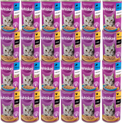 Whiskas CAT Adult Karma mokra w pasztecie i sosie Pakiet Degustacyjny op. 24x400g PAKIET