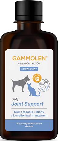 Gammolen Joint Support Olej z łososia dla psa i kota 250ml