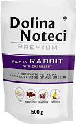 Dolina Noteci Premium DOG Adult Karma mokra z królikiem i żurawiną 500g SASZETKA